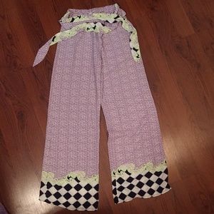 Boutique Crop top with Palazzo pants